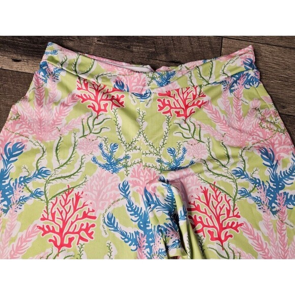 Lolly Wolly Doodle Coral Wide Leg Pants 2X Tall - Picture 6 of 7